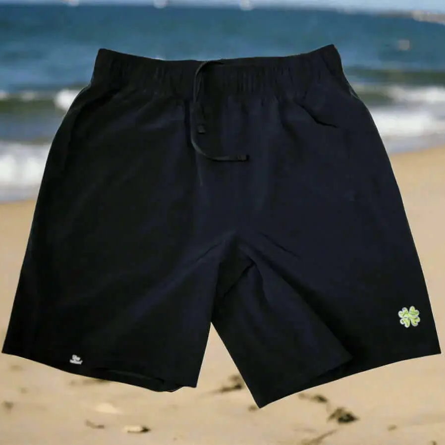 Men's Clover 7" Athletic Shorts - Black Lazy Tuesdays