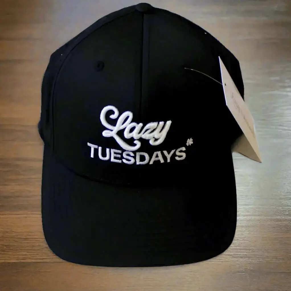 The Tuesday Hat - Black Lazy Tuesdays