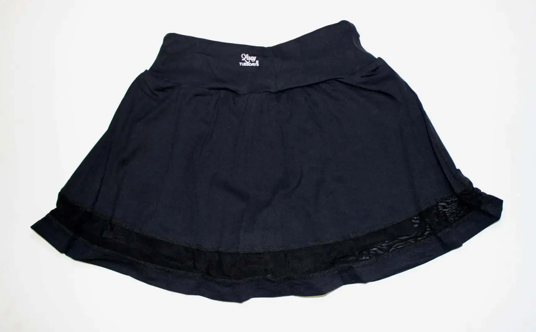 Women's Everest Golf Skirt - Onyx Black Lazy Tuesdays