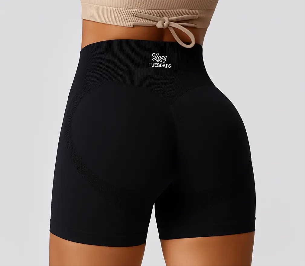 Women's Everest Compression Shorts - Black Lazy Tuesdays