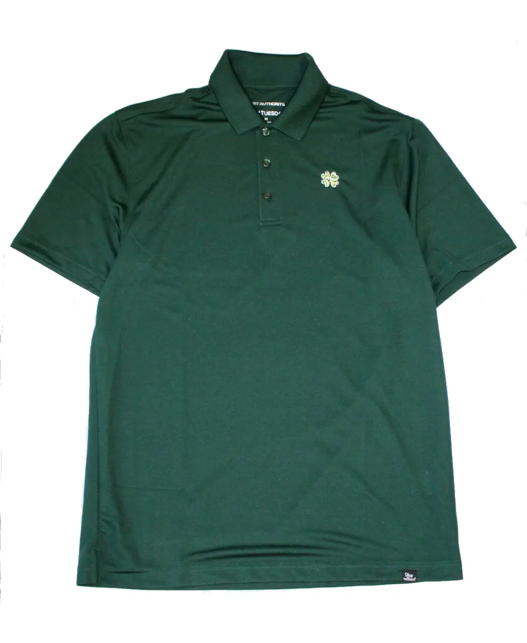 Men's Lazy Links Golf Polo - Forest Green Lazy Tuesdays