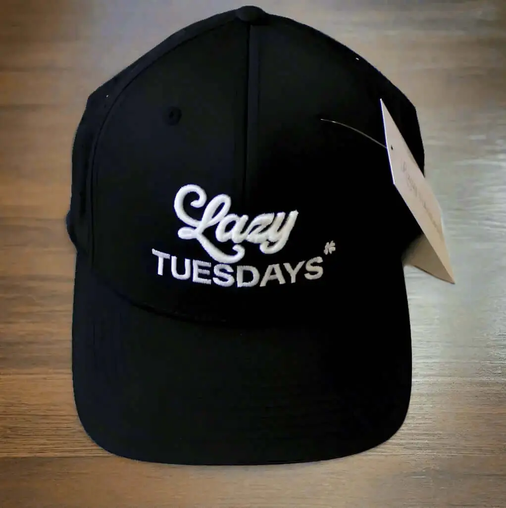 The Tuesday Hat - Black Lazy Tuesdays
