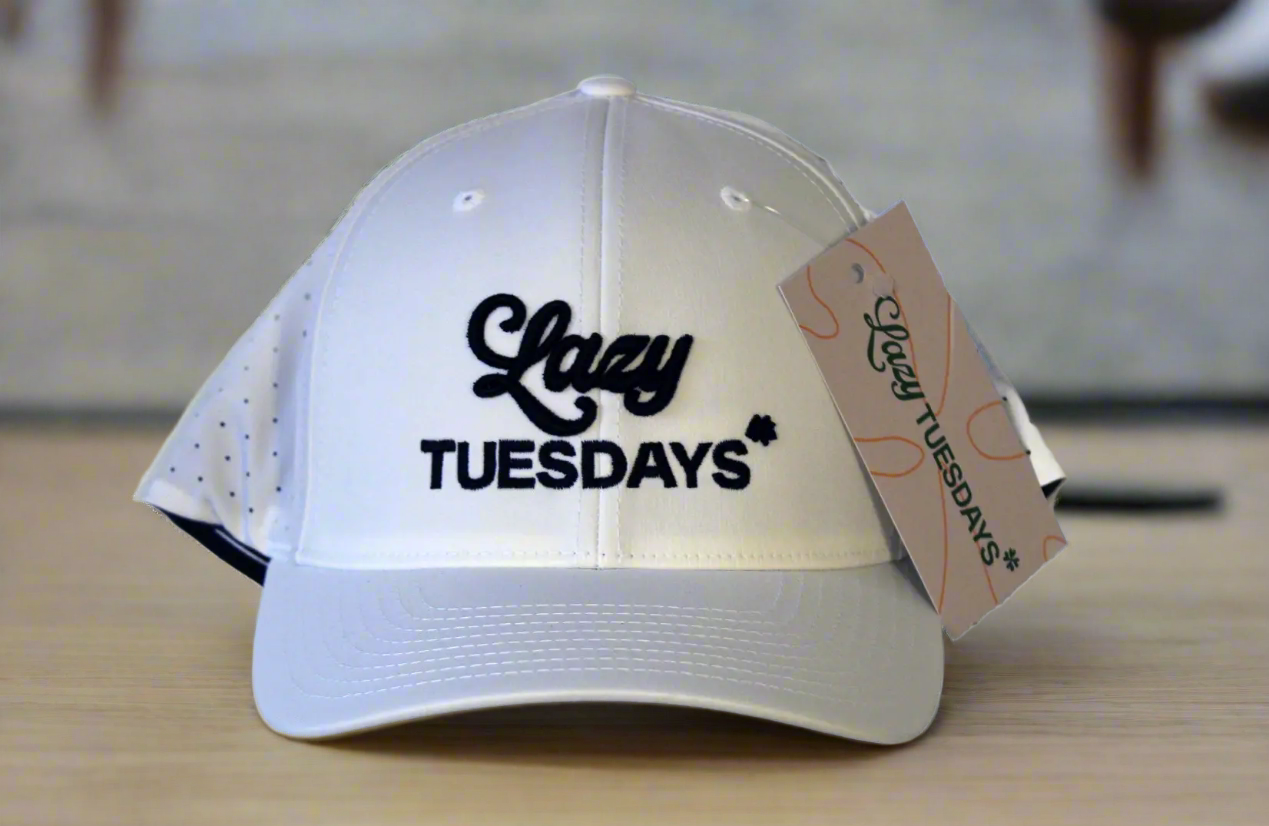 The Tuesday Hat - White Lazy Tuesdays