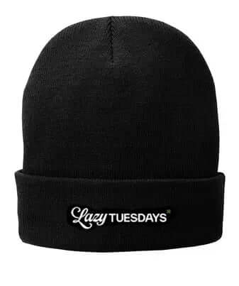FW24 Black Beanie Lazy Tuesdays