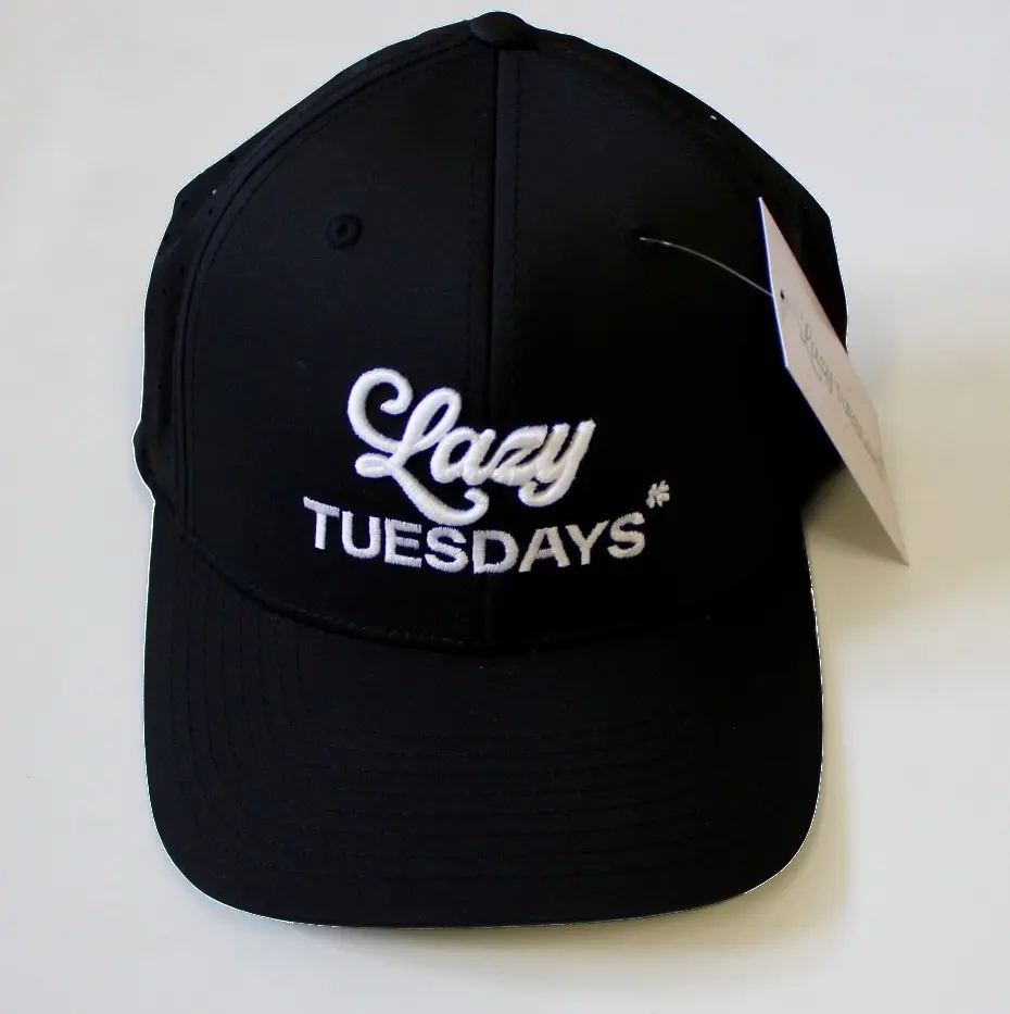 The Tuesday Hat - Black Lazy Tuesdays