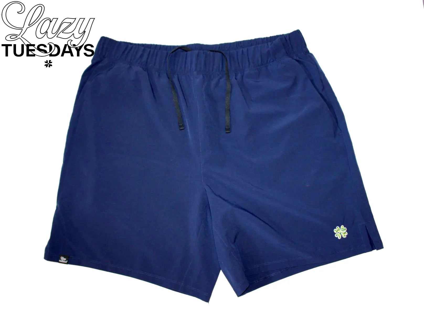 Men's Denali 7" Athletic Shorts - Navy Lazy Tuesdays