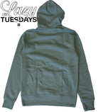 The Tuesday Hoodie - Olive Green Lazy Tuesdays