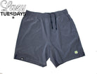 Men's Denali 7" Athletic Shorts - Gray Lazy Tuesdays