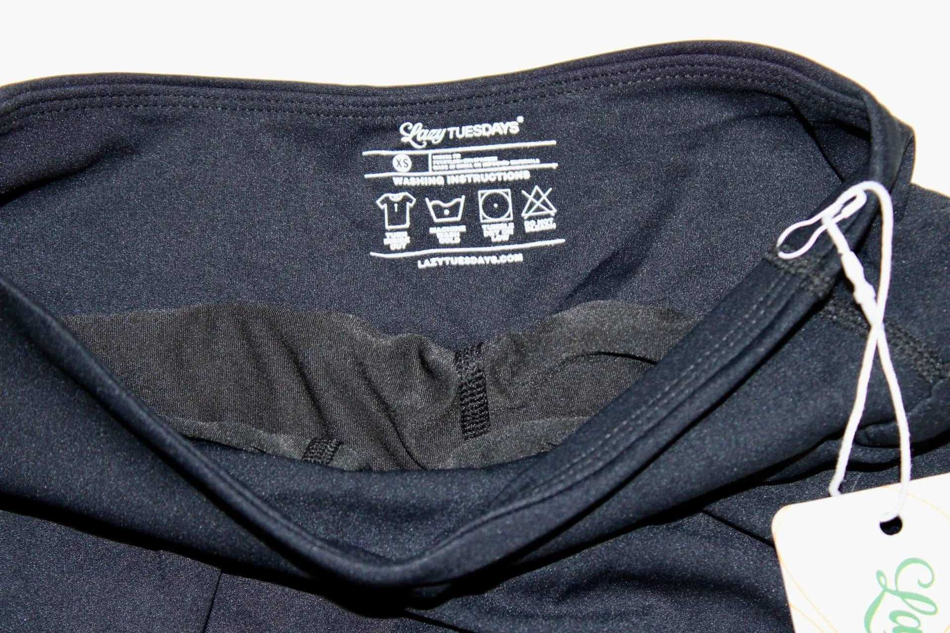 Women's Everest Golf Skirt - Onyx Black Lazy Tuesdays